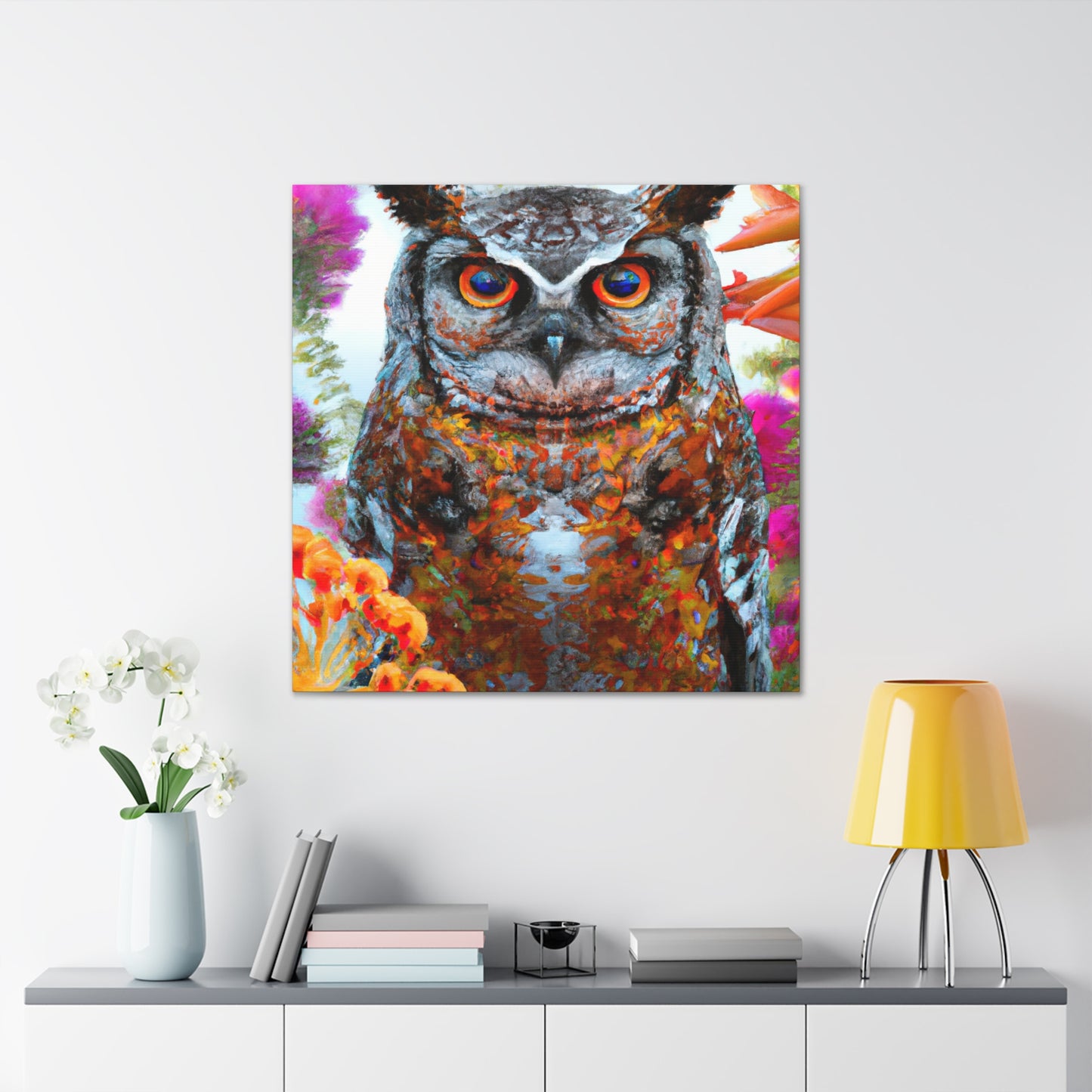 Owl's Splendor. - Canvas