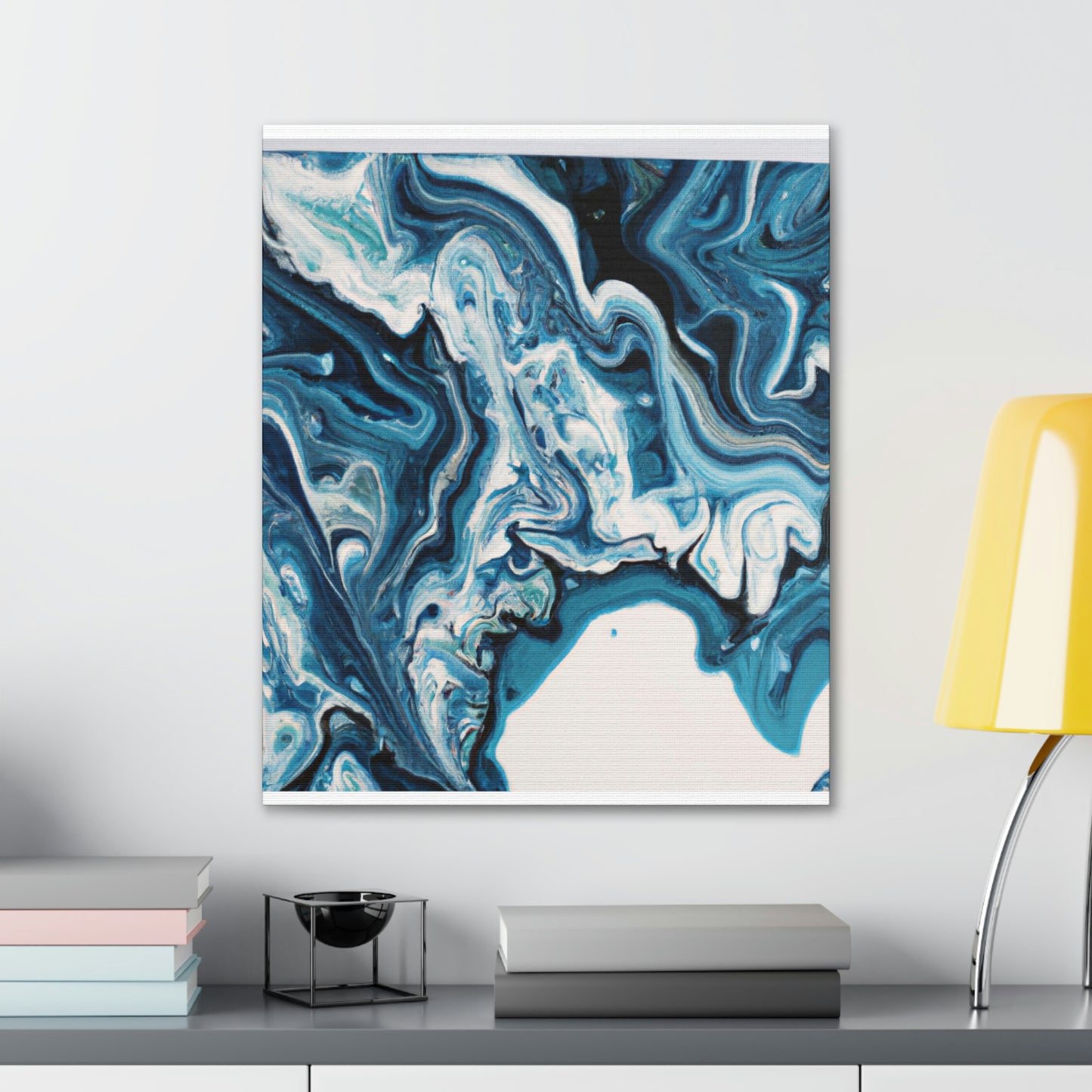 "Blue Harmony". - Canvas