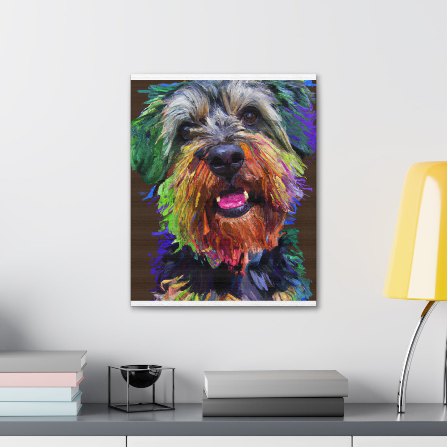 Canine Colorful. - Canvas