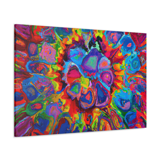 Trippy Floral. - Canvas