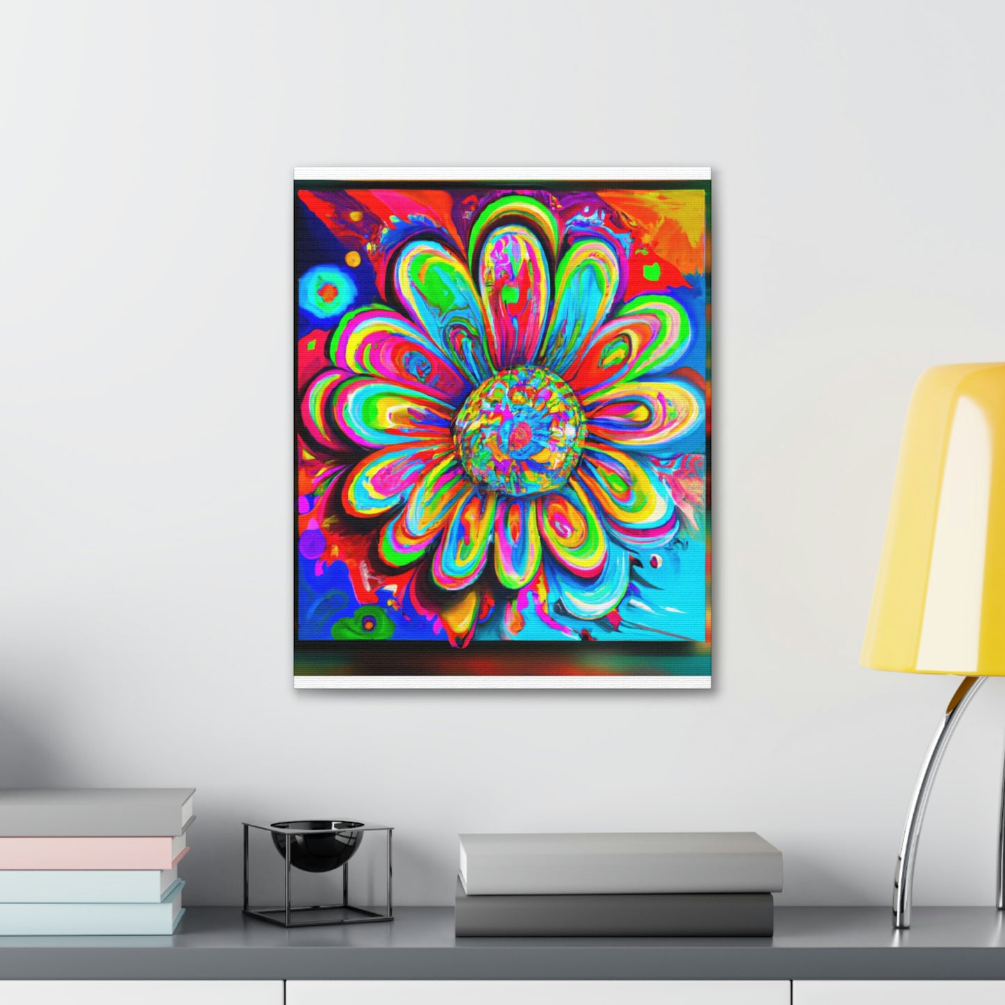 Vivid Bloom. - Canvas