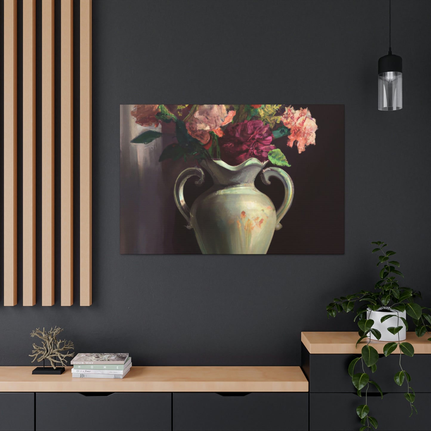 Vase Petal Splendor - Canvas
