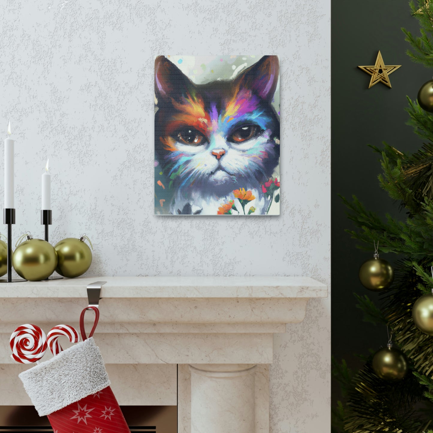 "Dream Cat." - Canvas