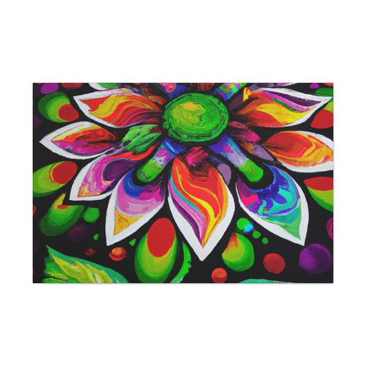 Vibrant Bloom. - Canvas