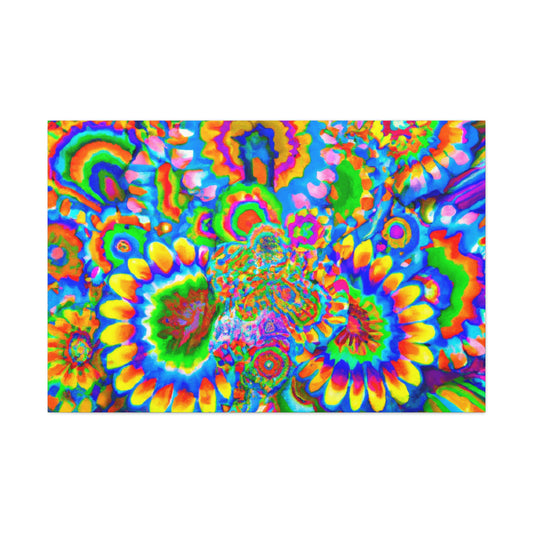 "Trippy Bloom" - Canvas