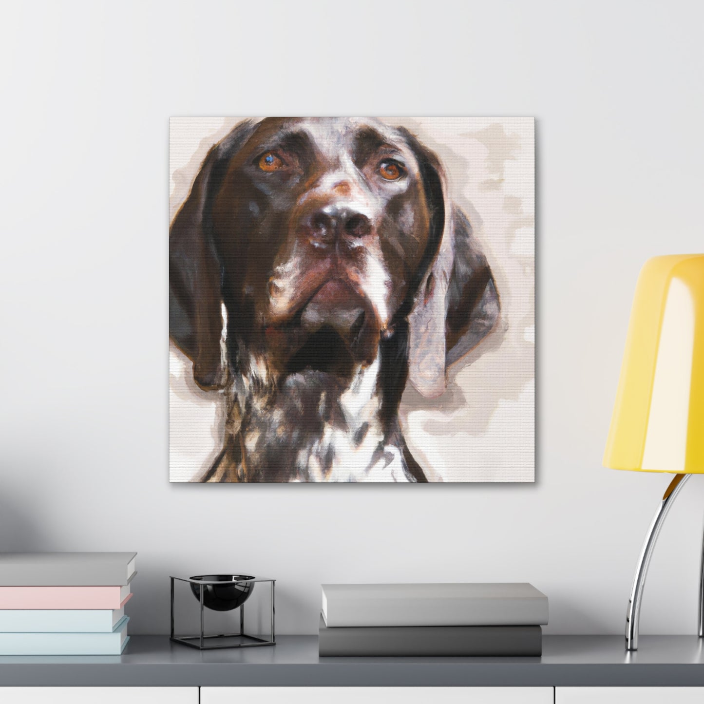 "Pointer Perfection" - Canvas
