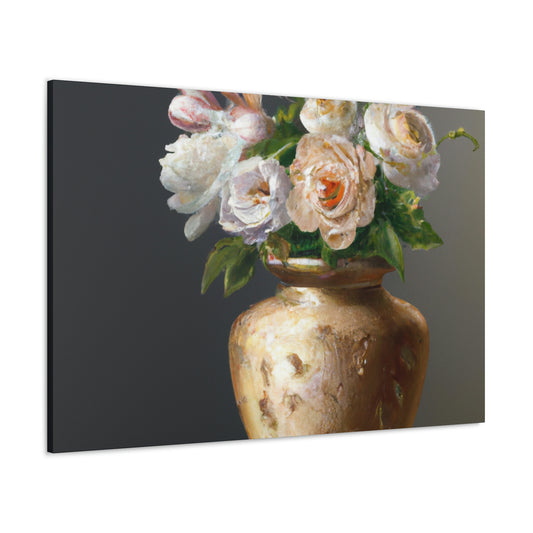 "Floral Delicacy" - Canvas