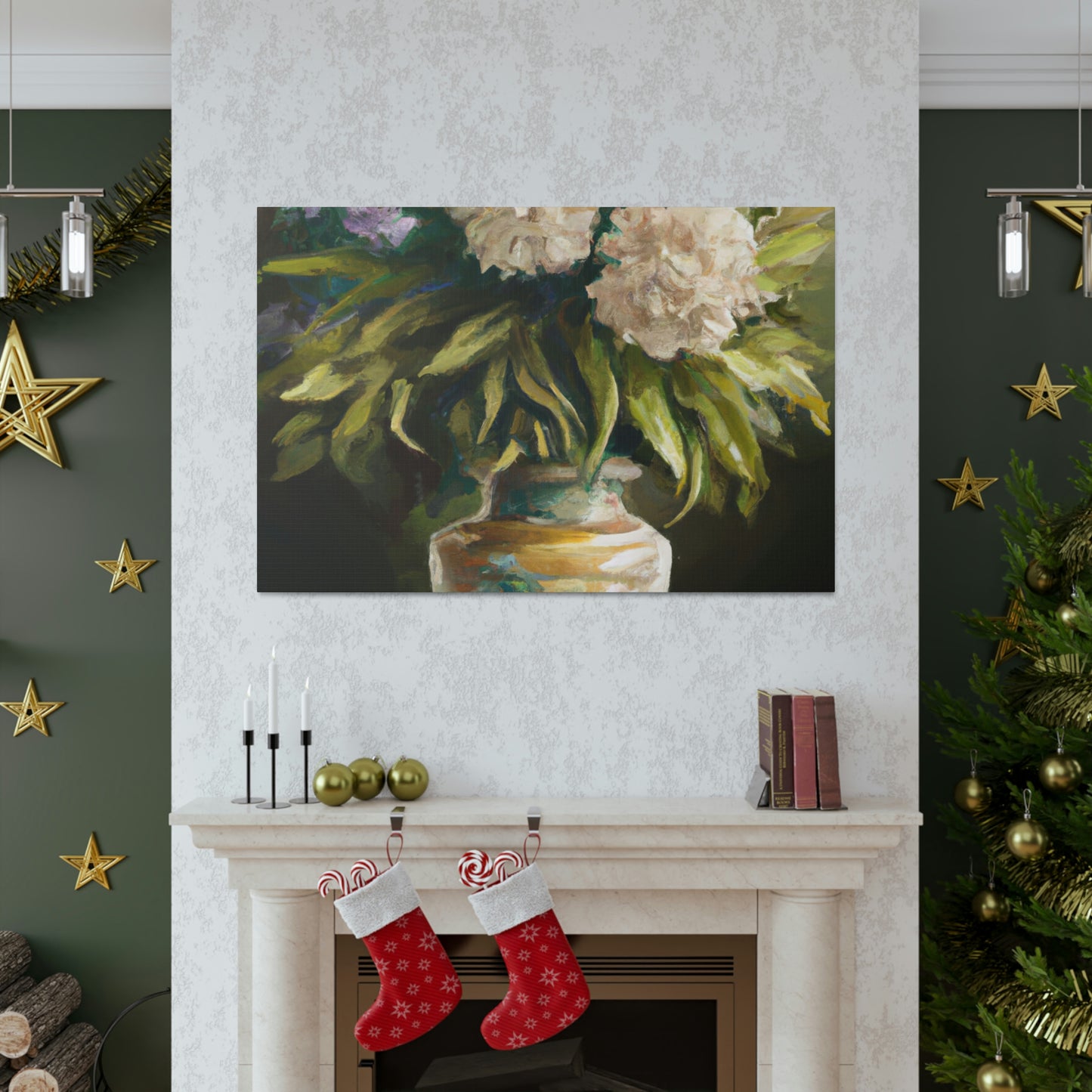 Elegant Flower Beauty. - Canvas