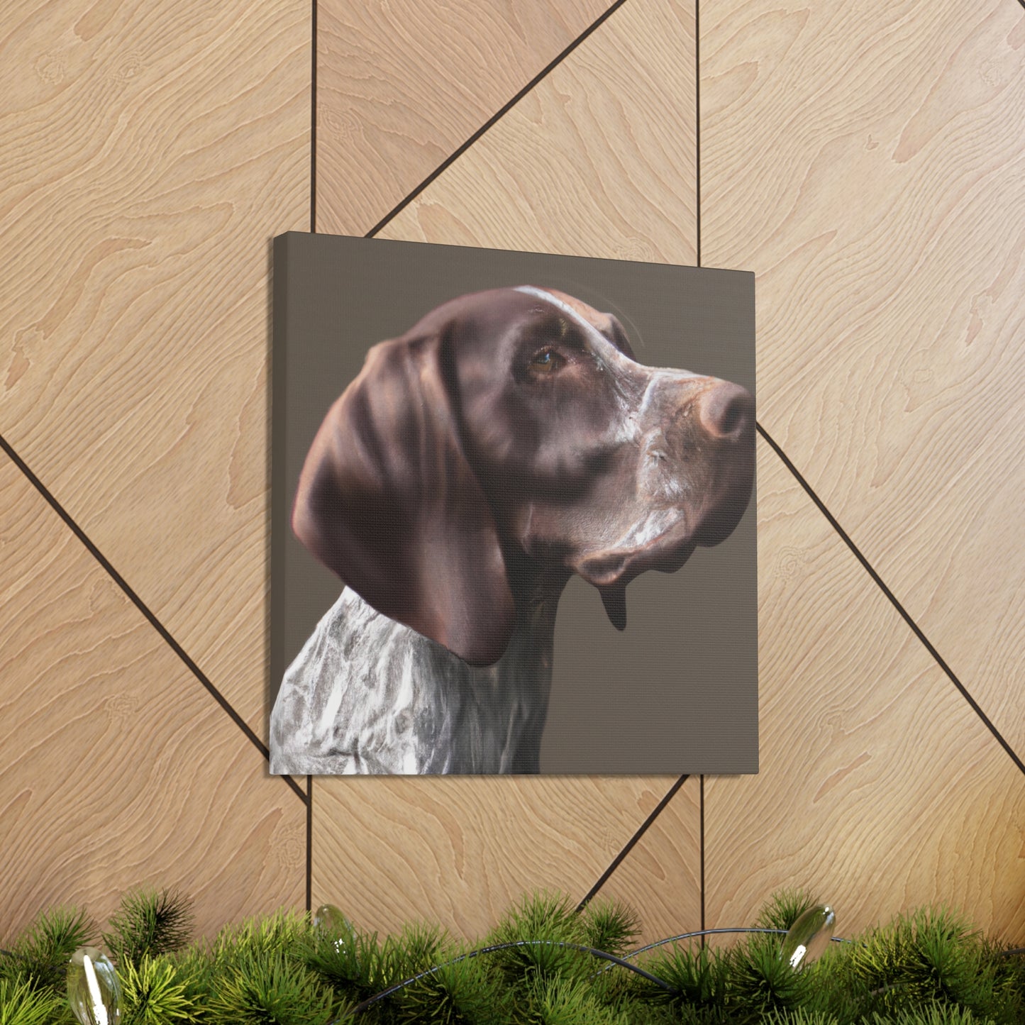 Pointer Perfection. - Canvas