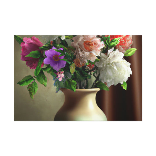 Floral Enchantment. - Canvas