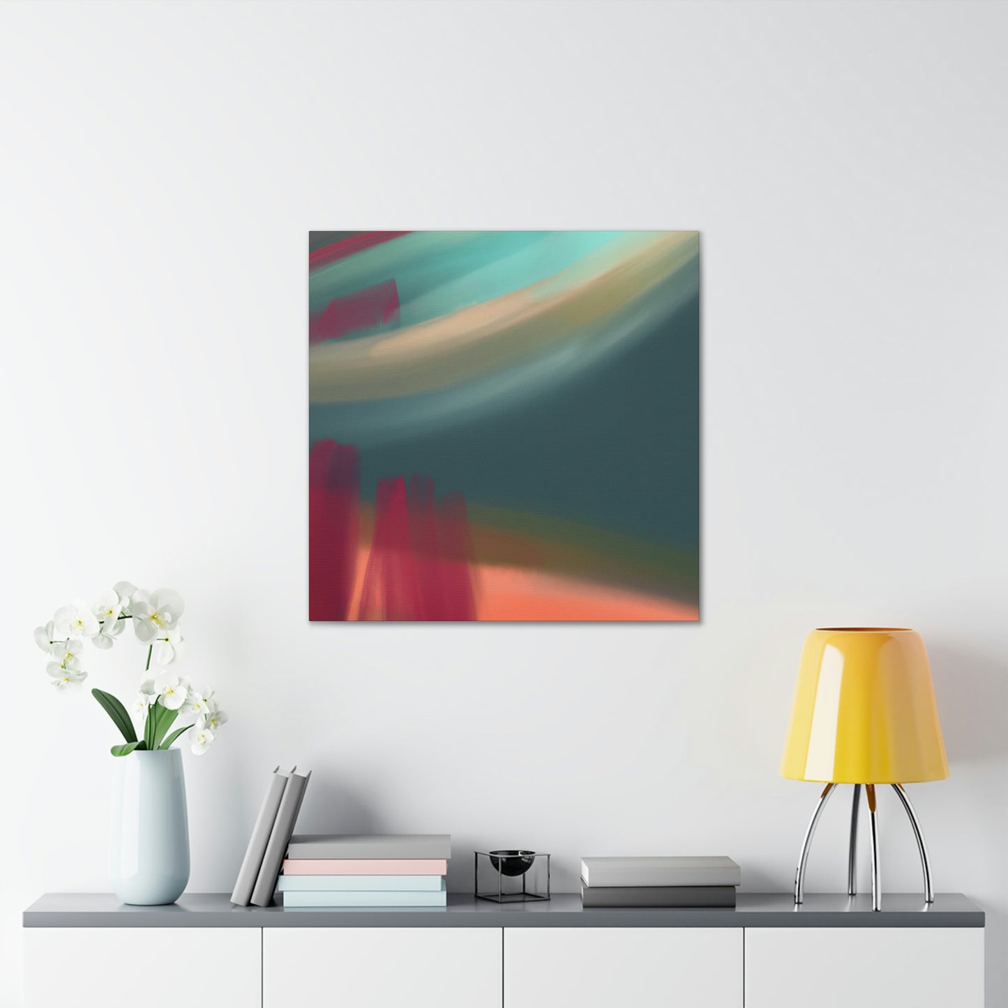 Vibrant Bloom. - Canvas