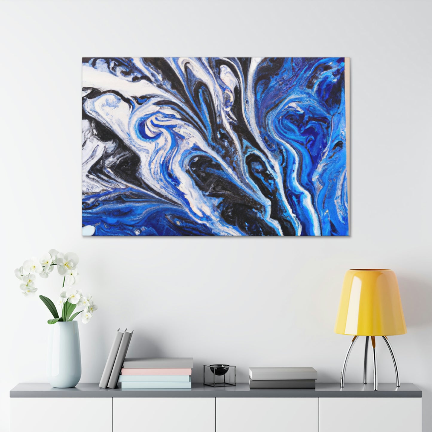 Mystic Azure. - Canvas