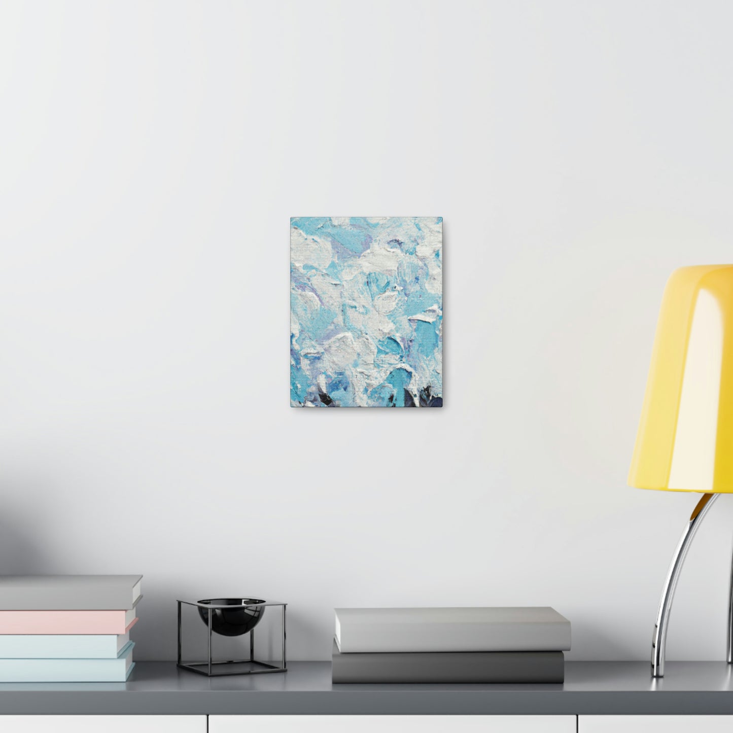 "Aqua Lace" - Canvas