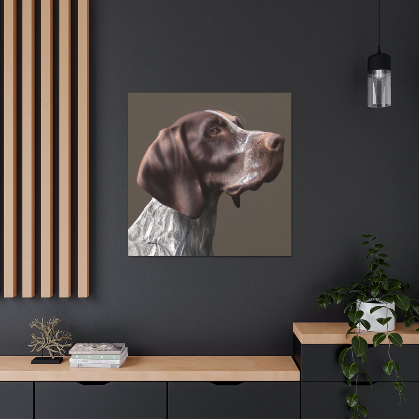 Pointer Perfection. - Canvas