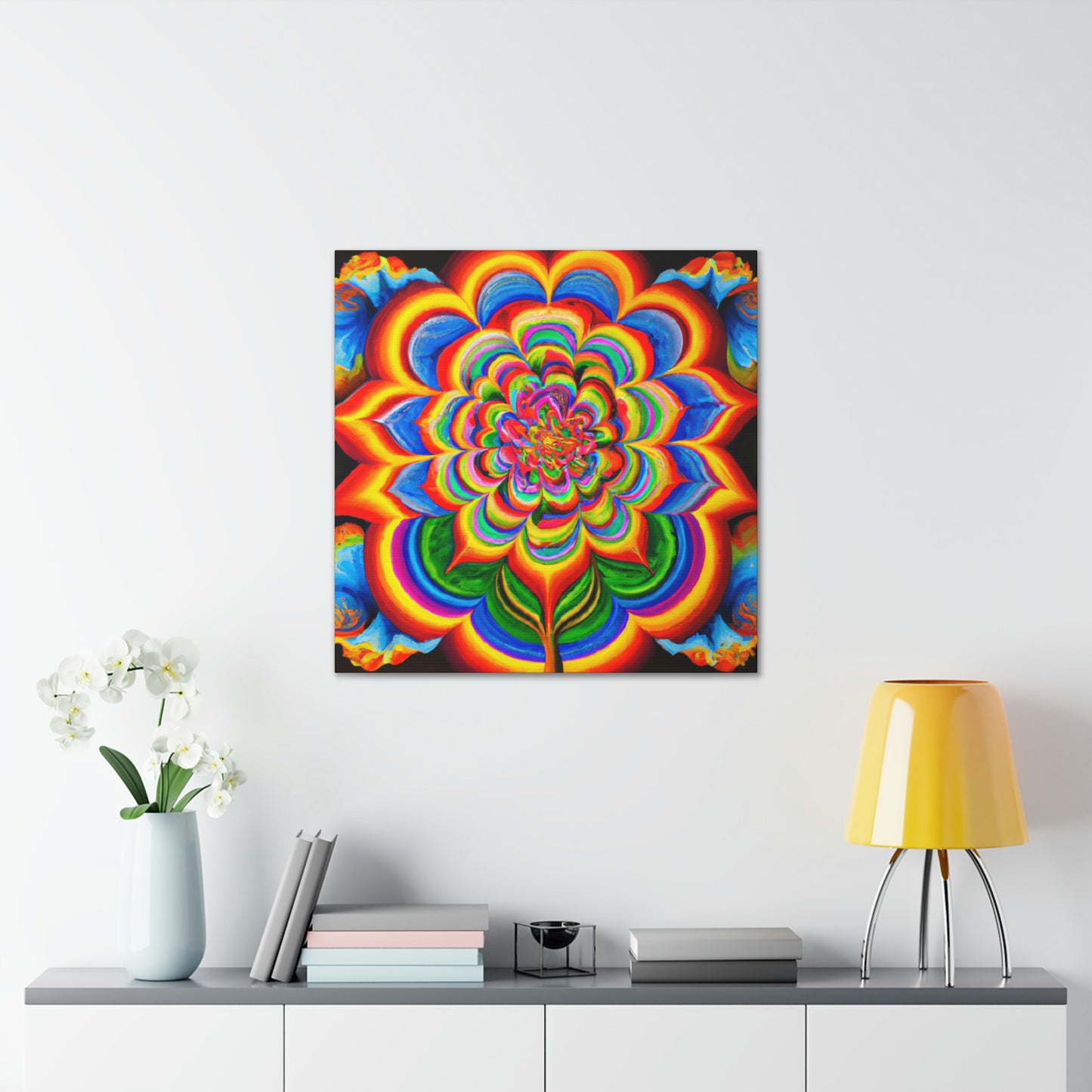 "Vibrant Blooms" - Canvas