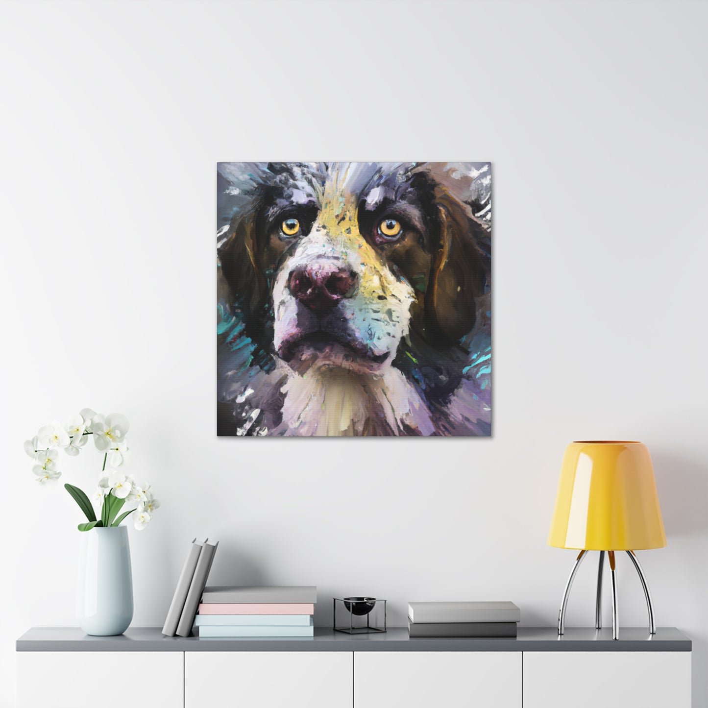 Dogful Vibrancy - Canvas
