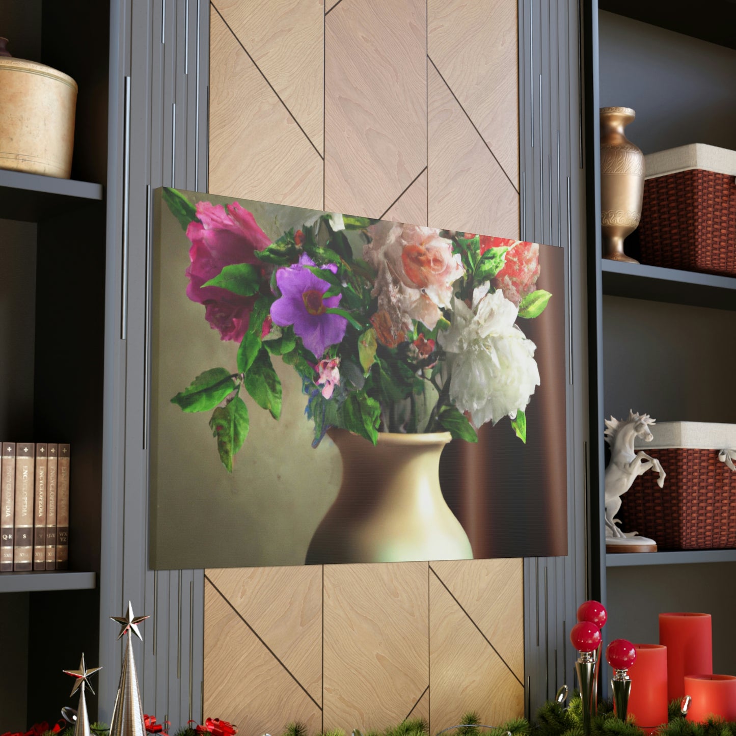 Floral Enchantment. - Canvas