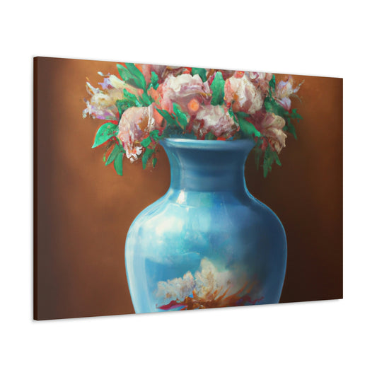 Floral Embellishment. - Canvas