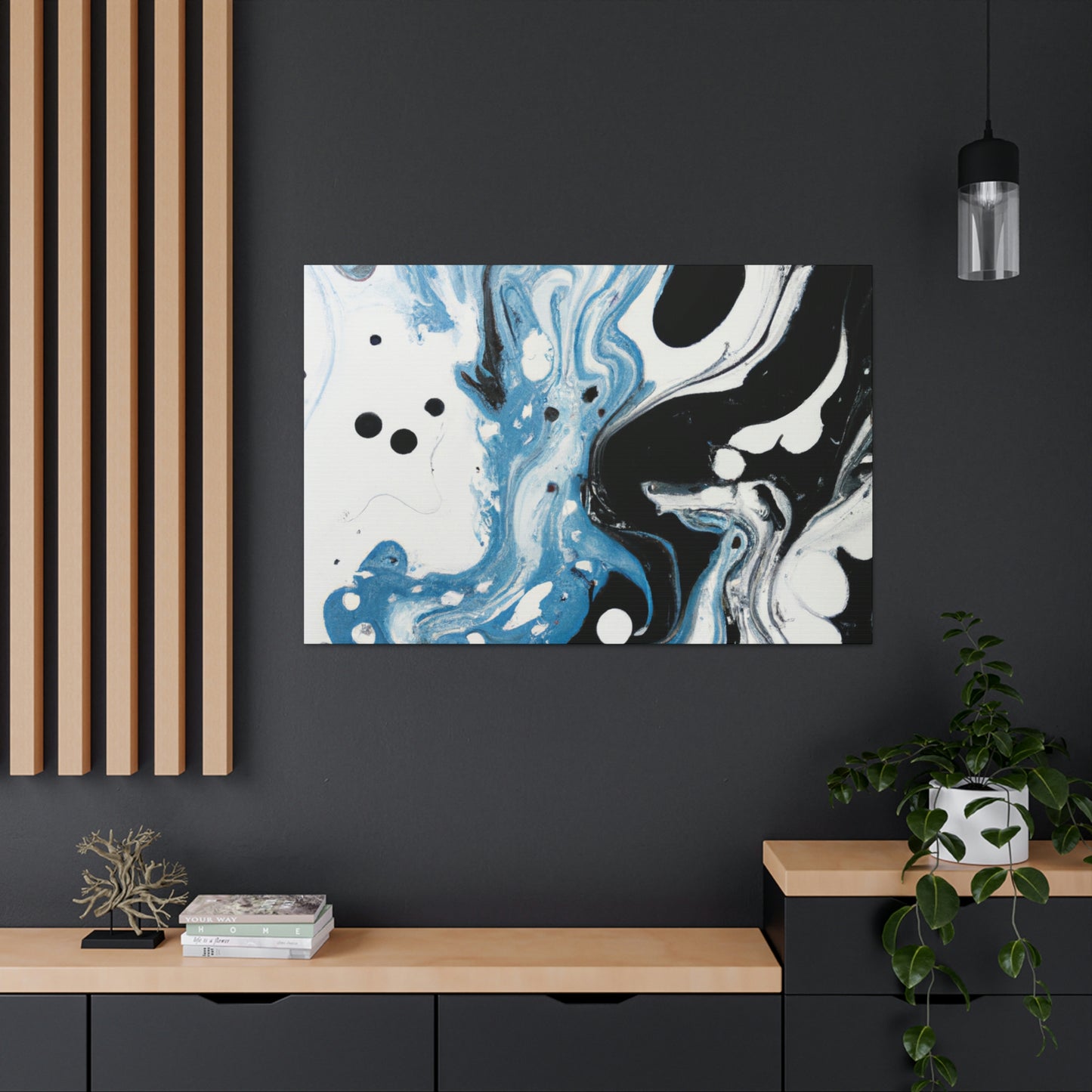 "Bluetopia" - Canvas