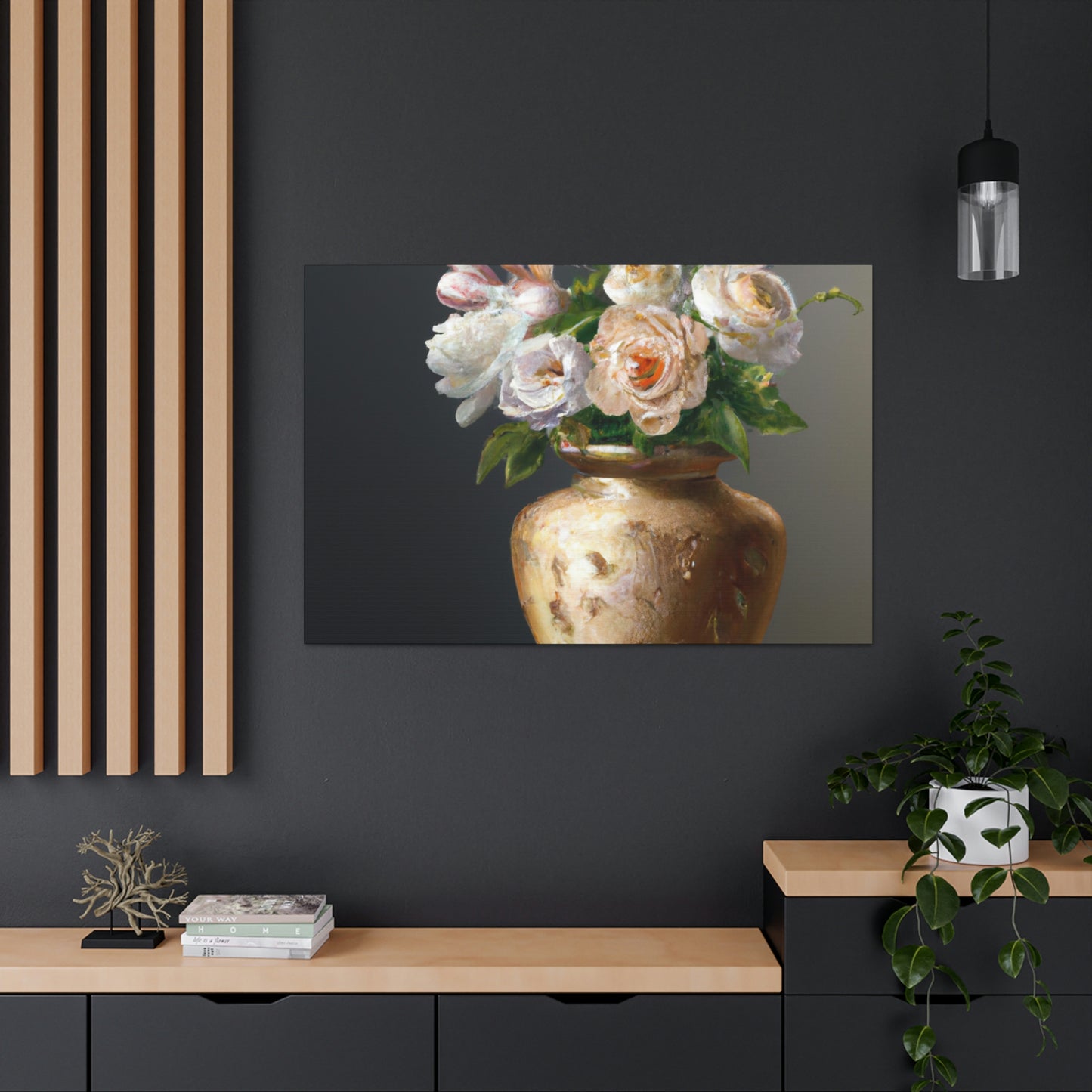 "Floral Delicacy" - Canvas