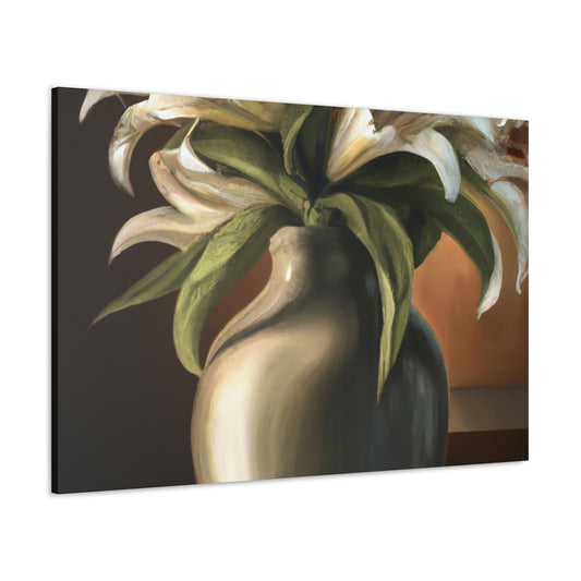 "Vase of Blossoms" - Canvas