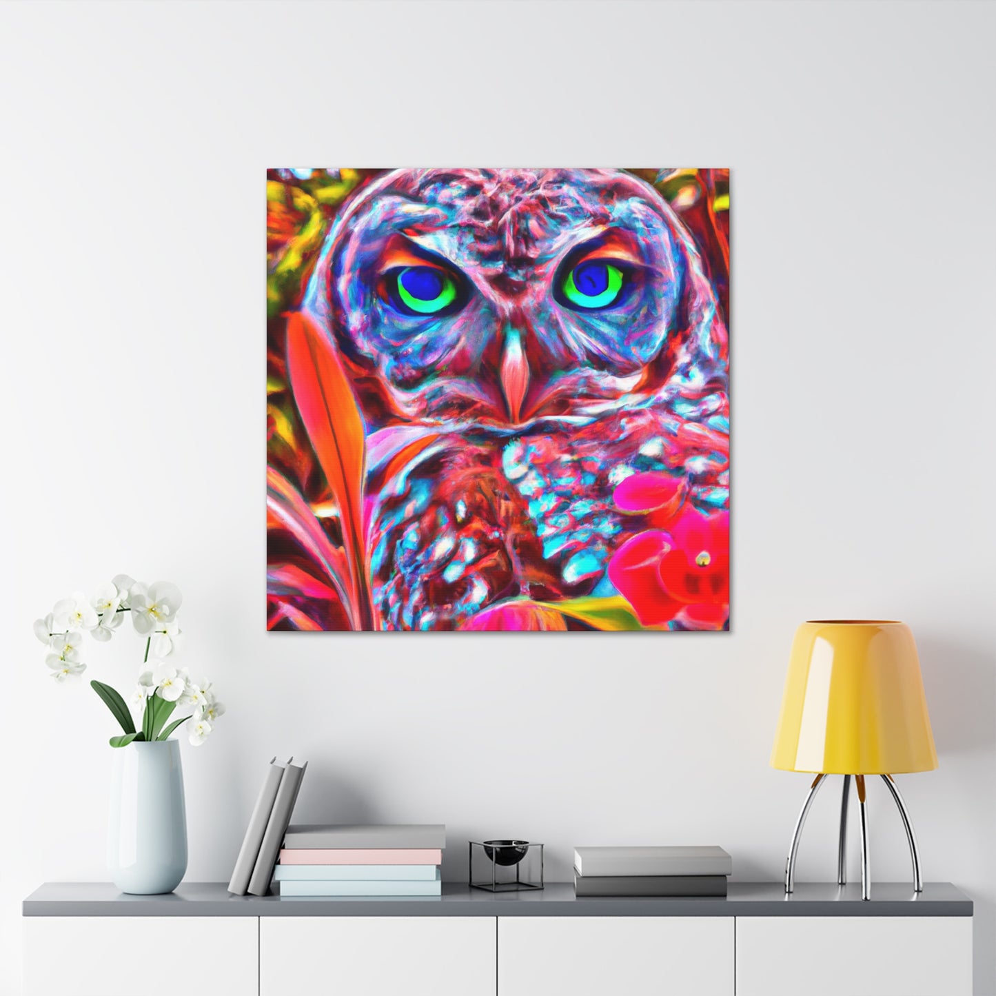 Owl Utopia. - Canvas