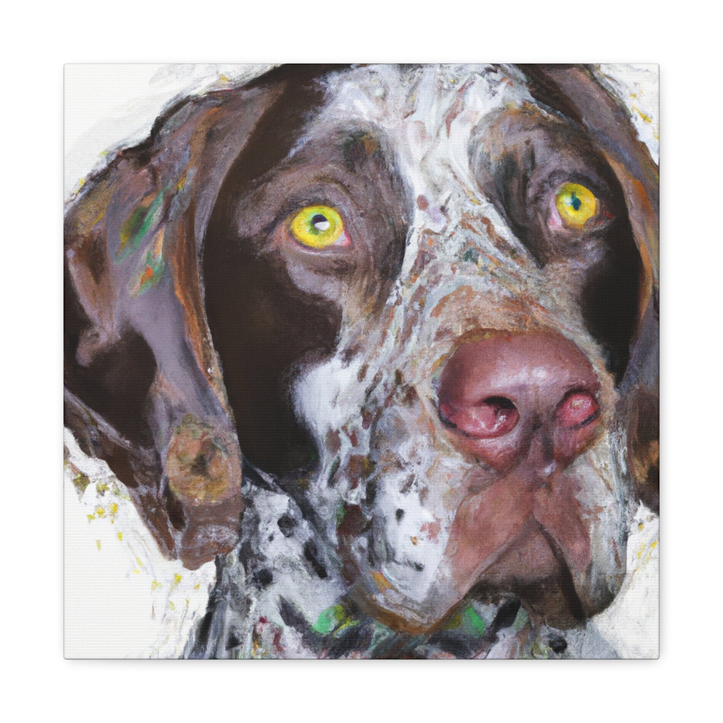 "Pointer Splendor" - Canvas