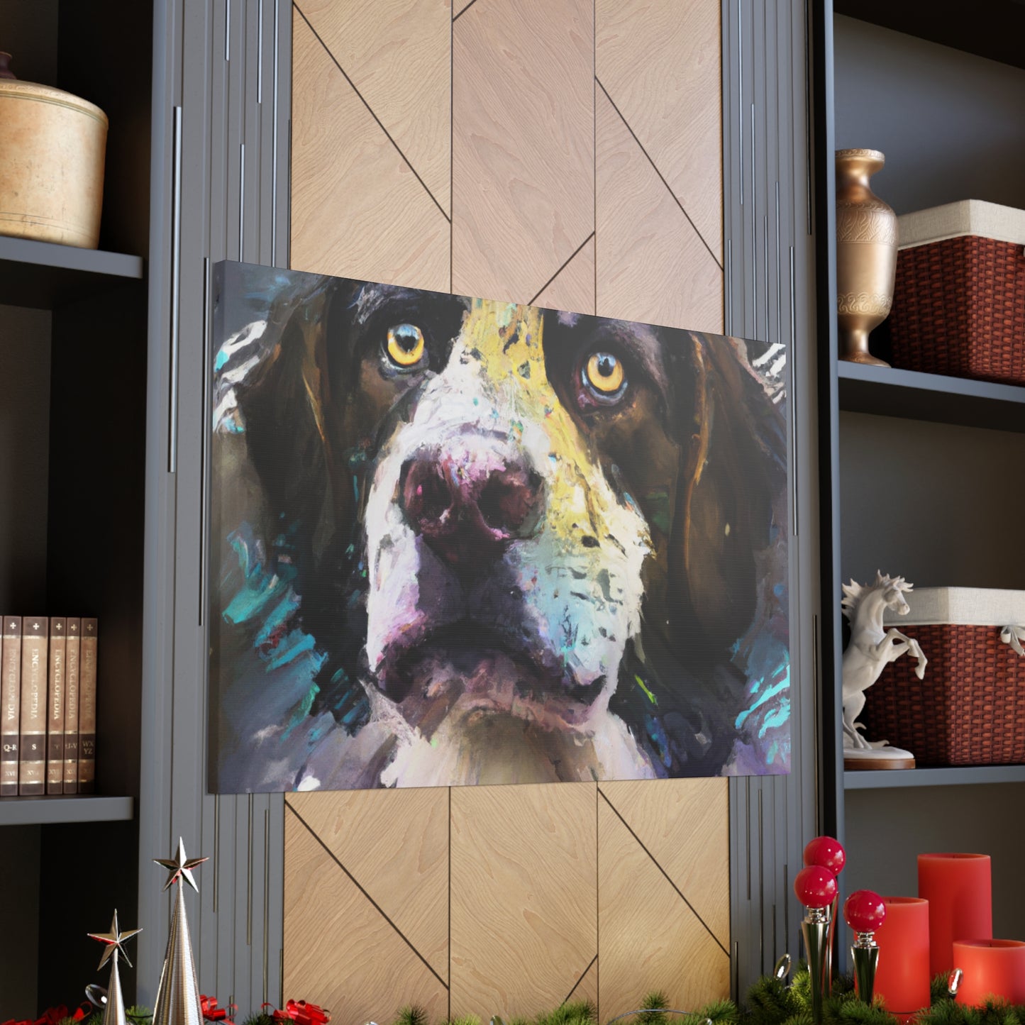 Dogful Vibrancy - Canvas