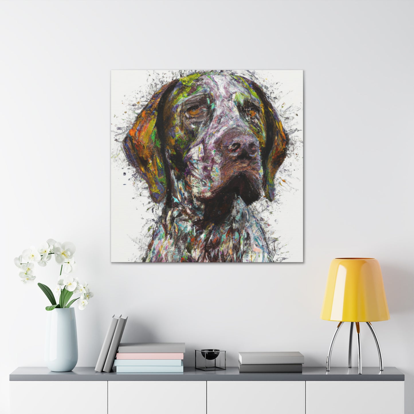 "Painted Pointer" - Canvas