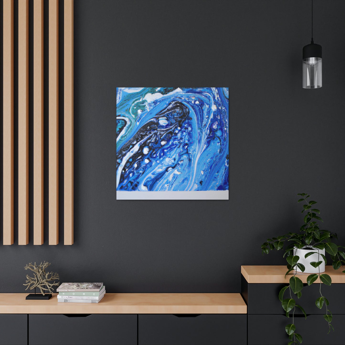 "Aqua Bliss" - Canvas