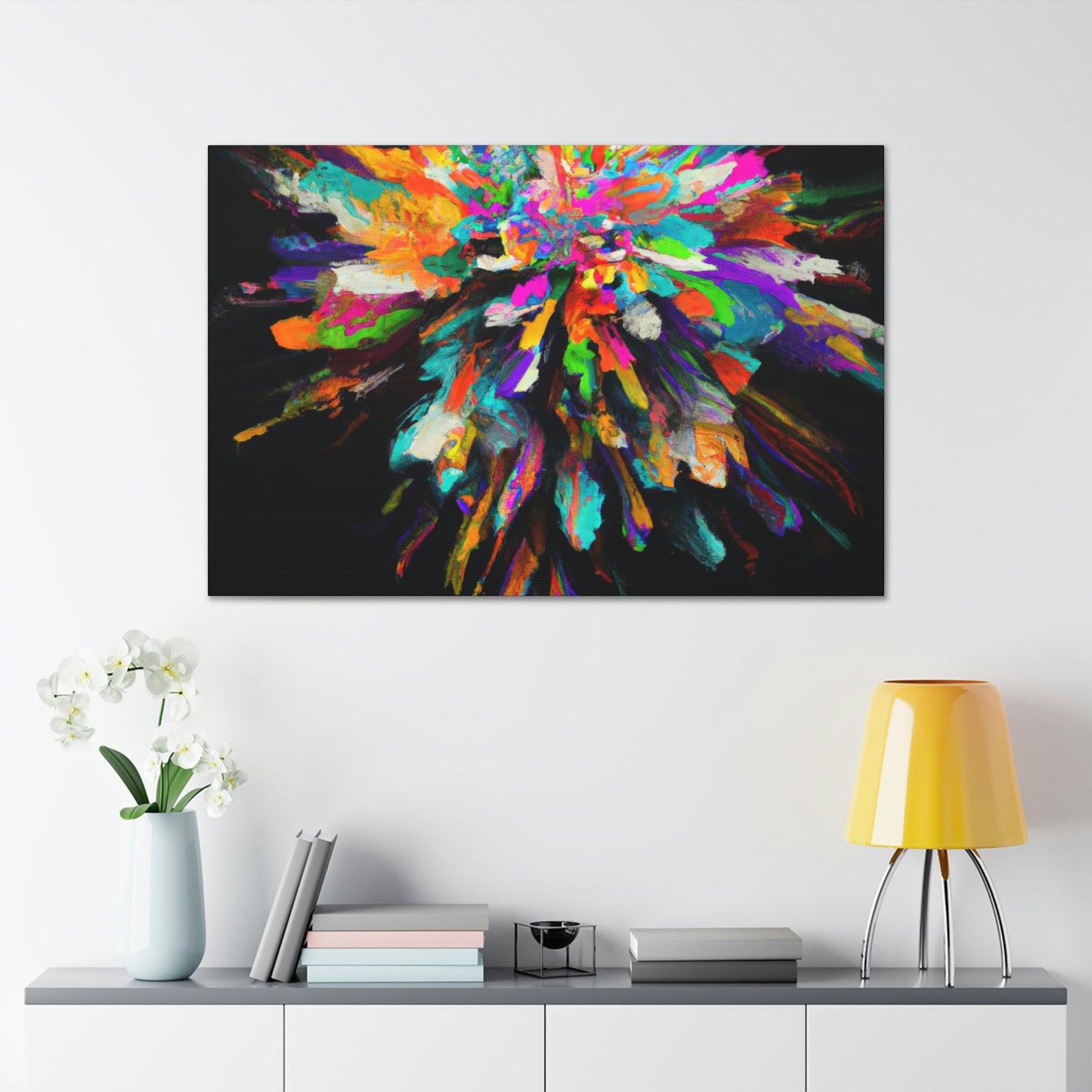 Psychedelic Bloom - Canvas