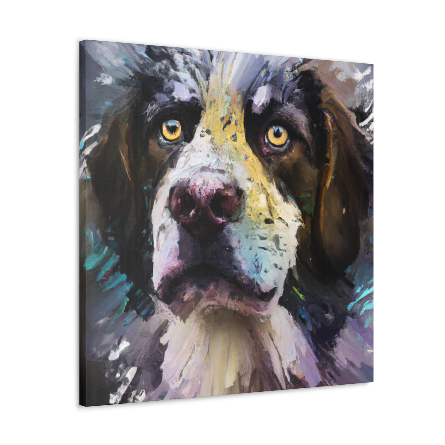 Dogful Vibrancy - Canvas