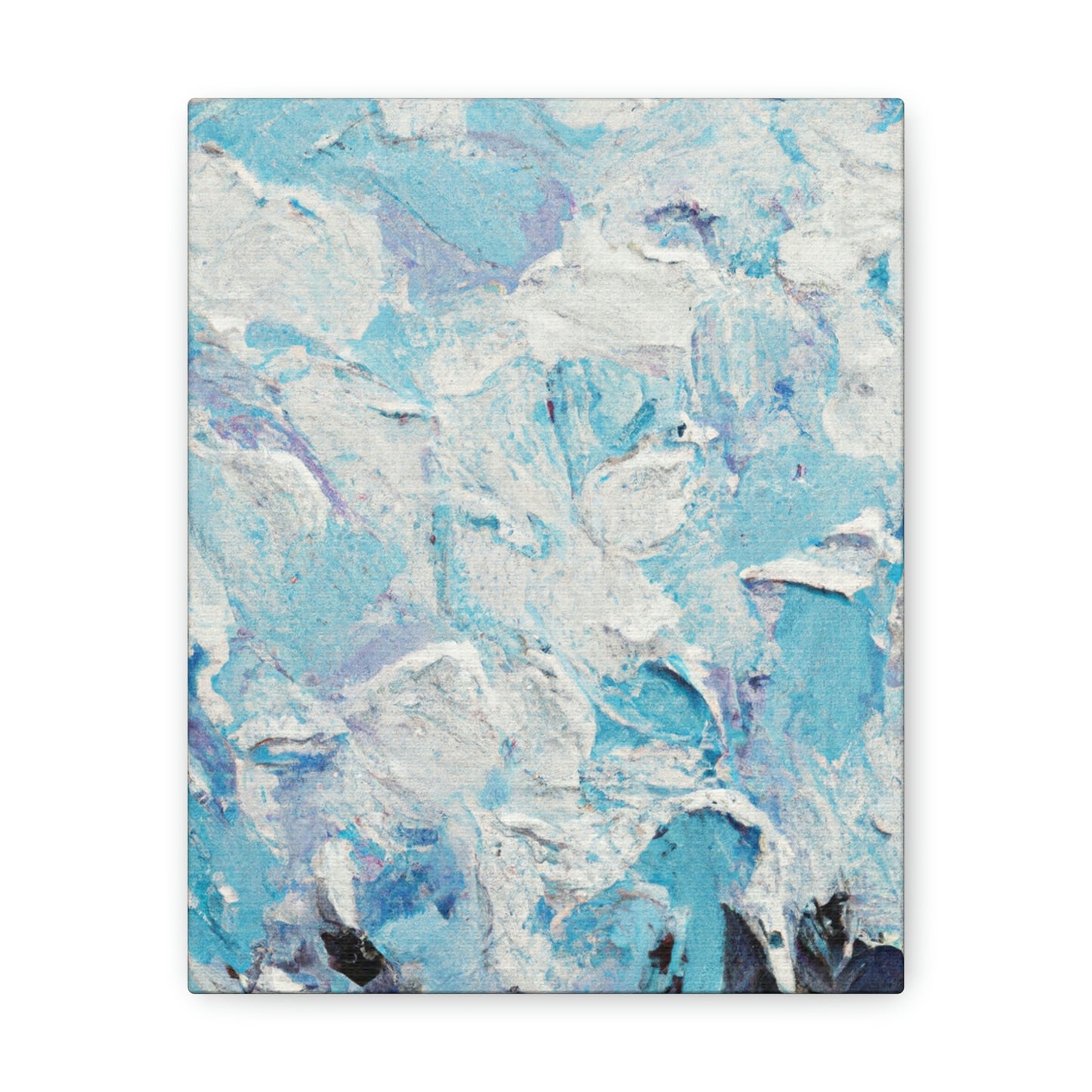 "Aqua Lace" - Canvas