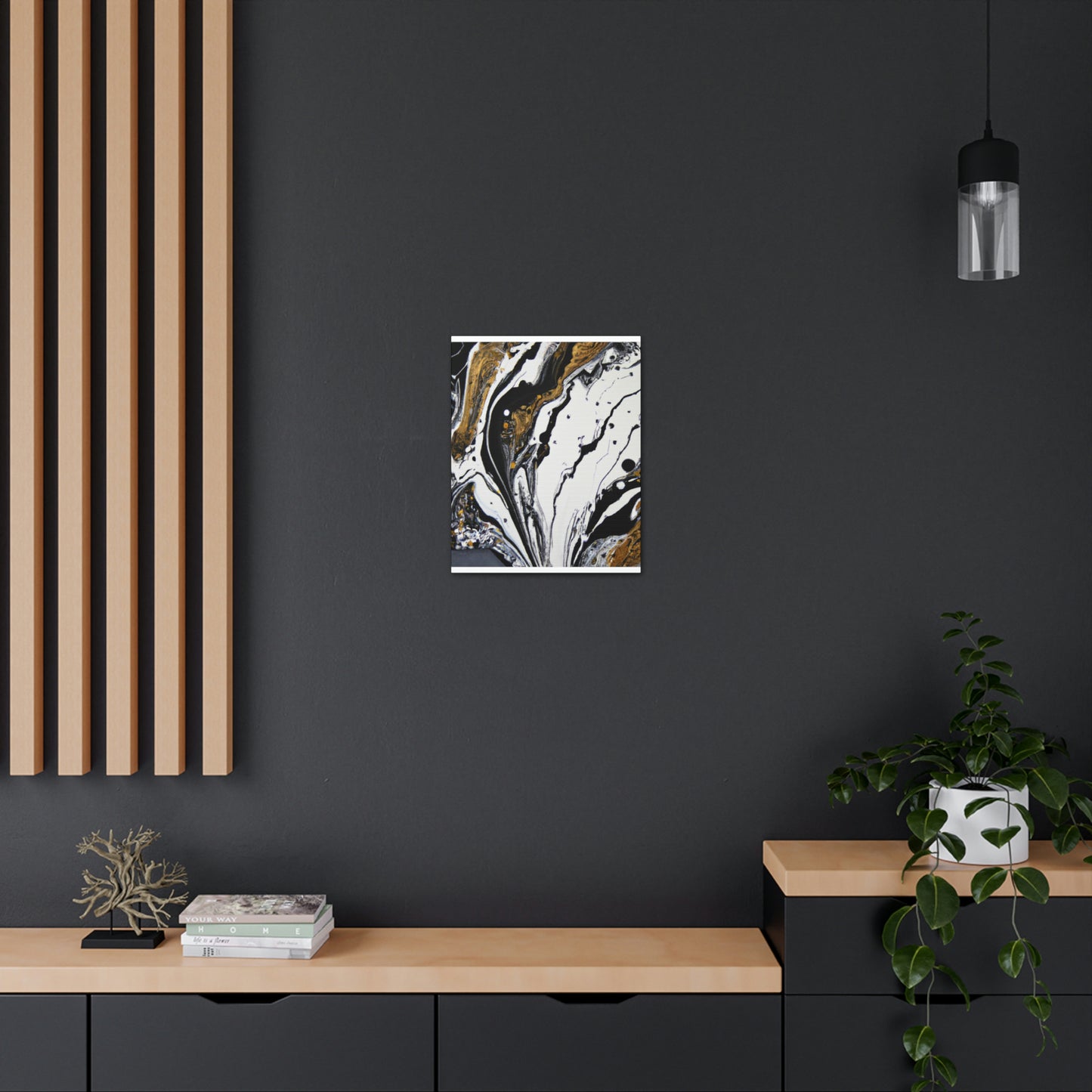 Gilded Flux Art. - Canvas
