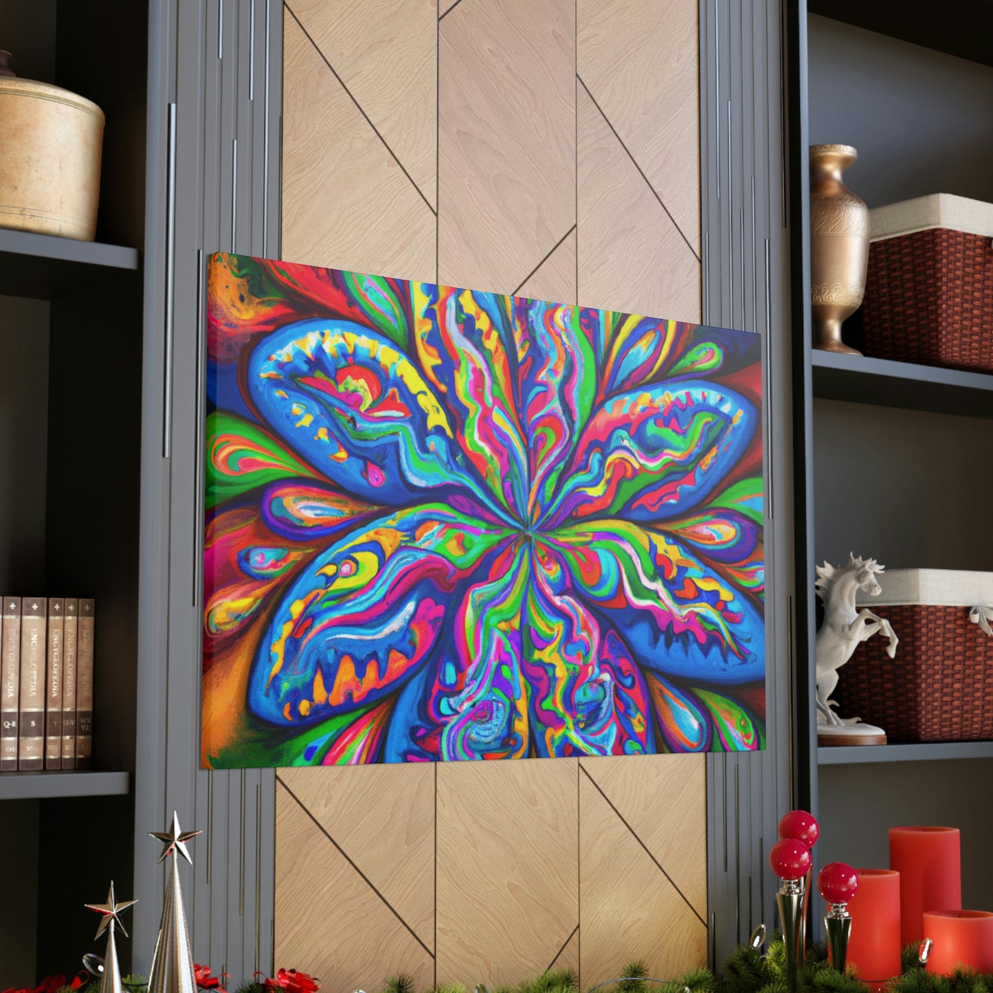 Psychedelic Bloom - Canvas