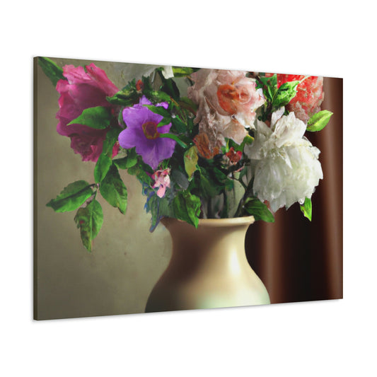 Floral Enchantment. - Canvas