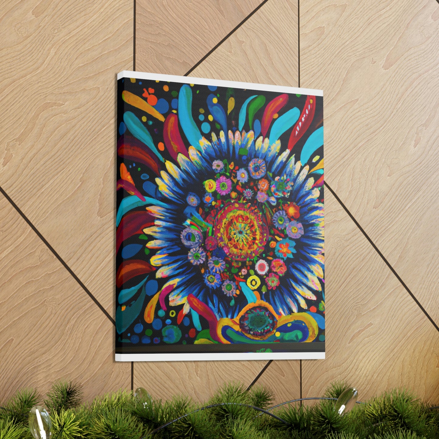 Vibrant Bloom. - Canvas