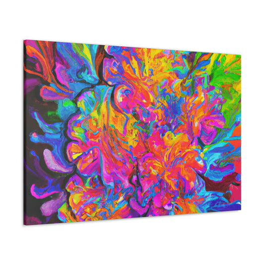 Vivid Blooms. - Canvas