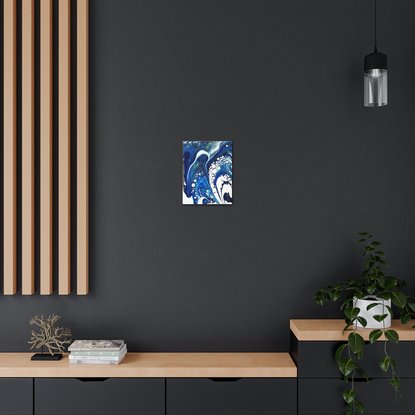 Aqua Drift - Canvas