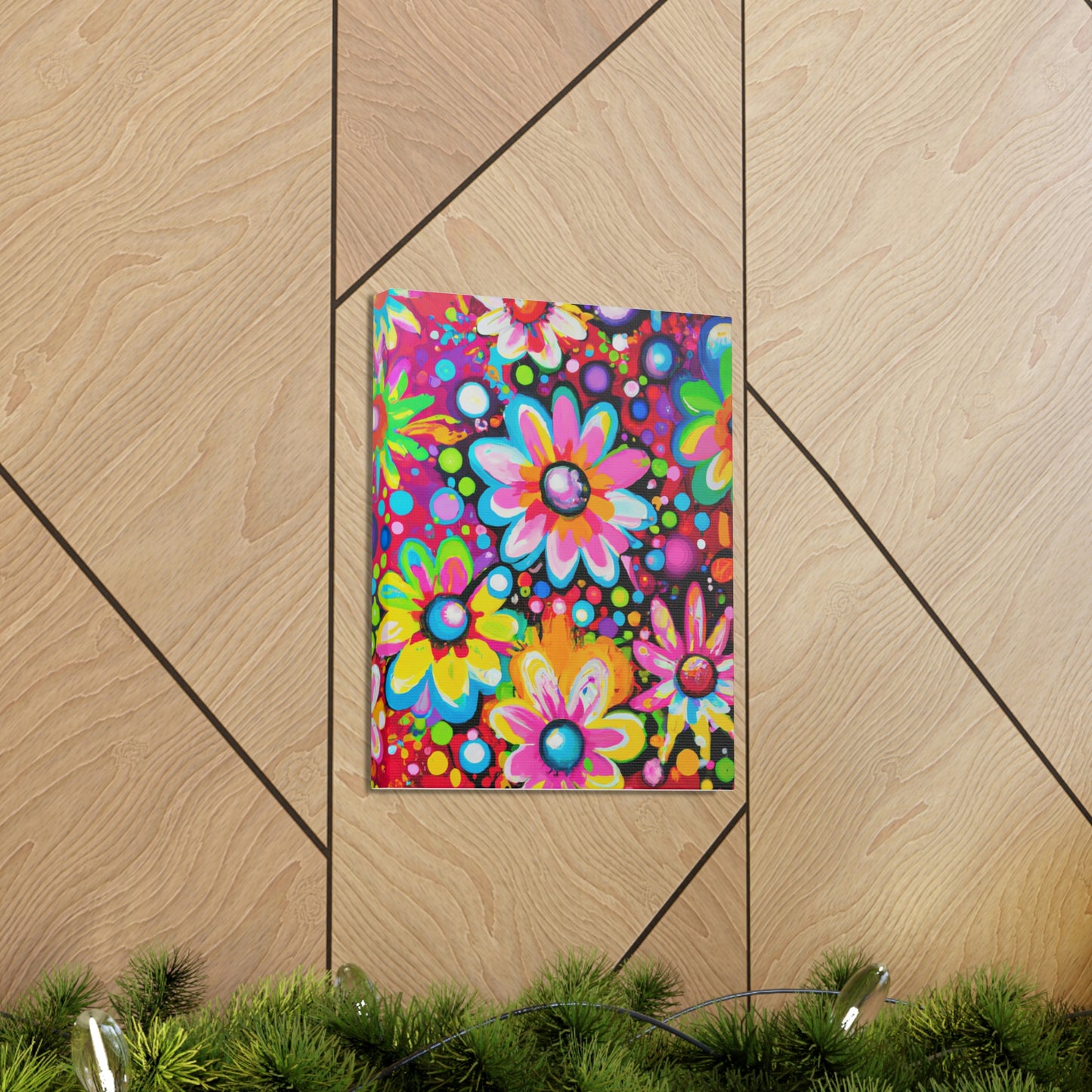 Vibrant Bloom. - Canvas