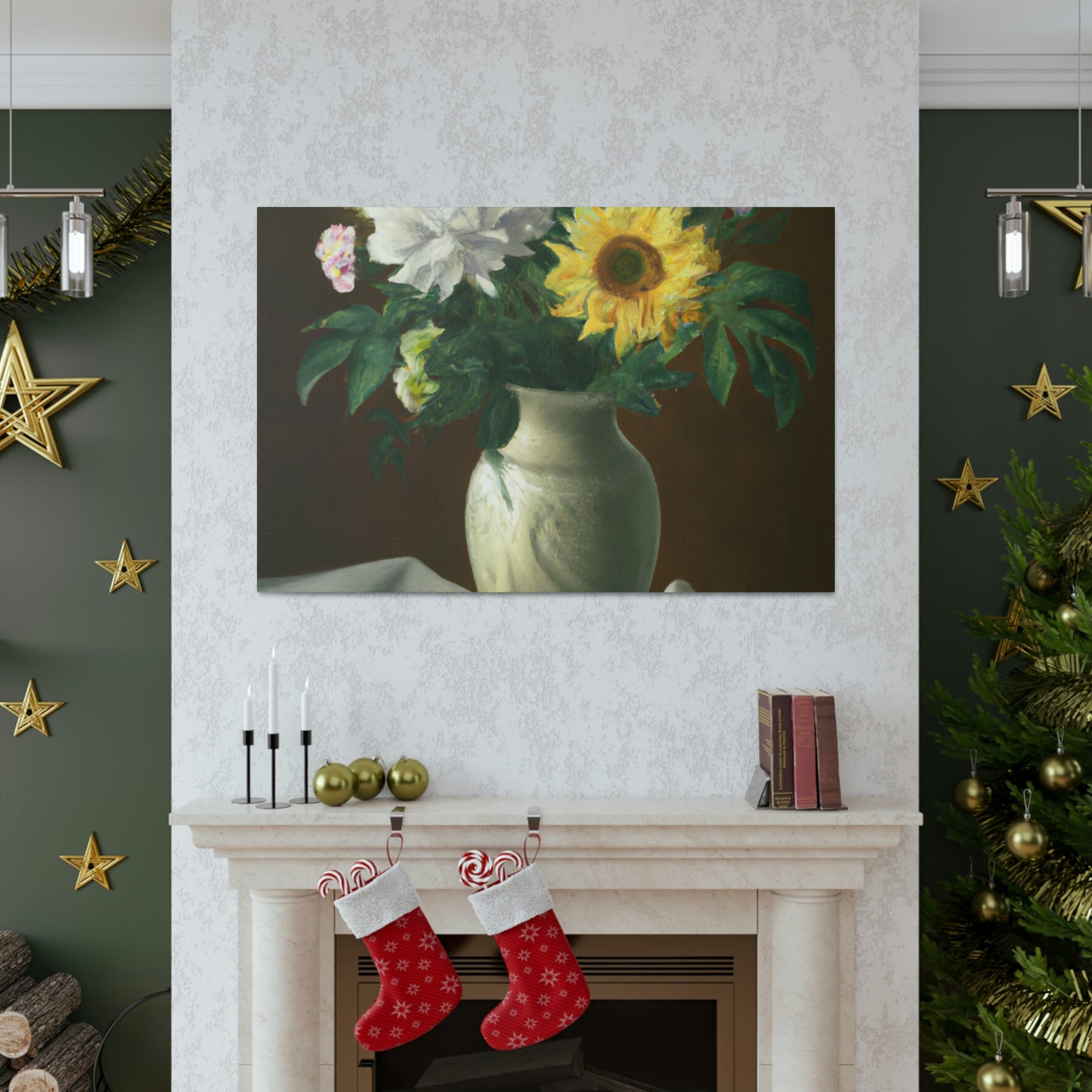 Floral Essence Glow. - Canvas