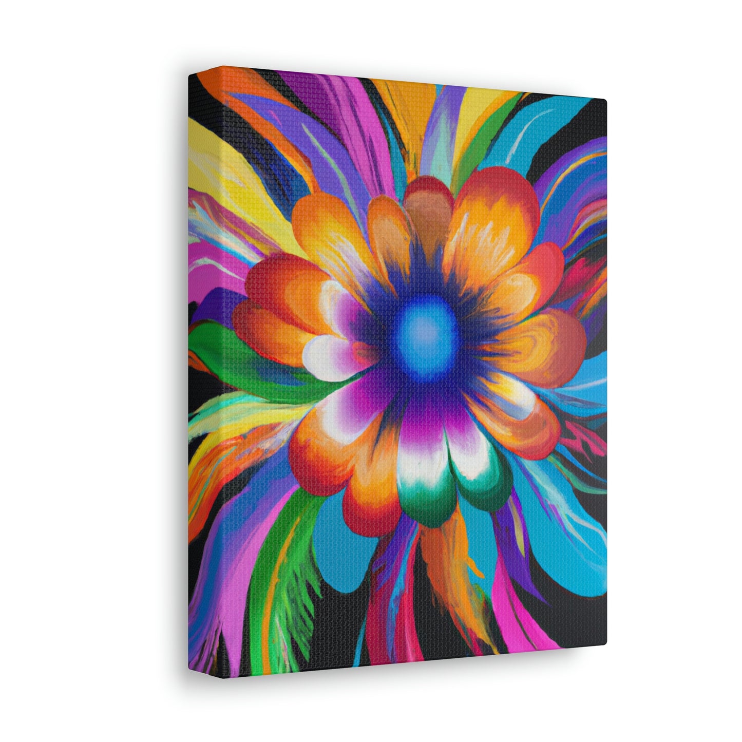 Psychedelic Bloom. - Canvas