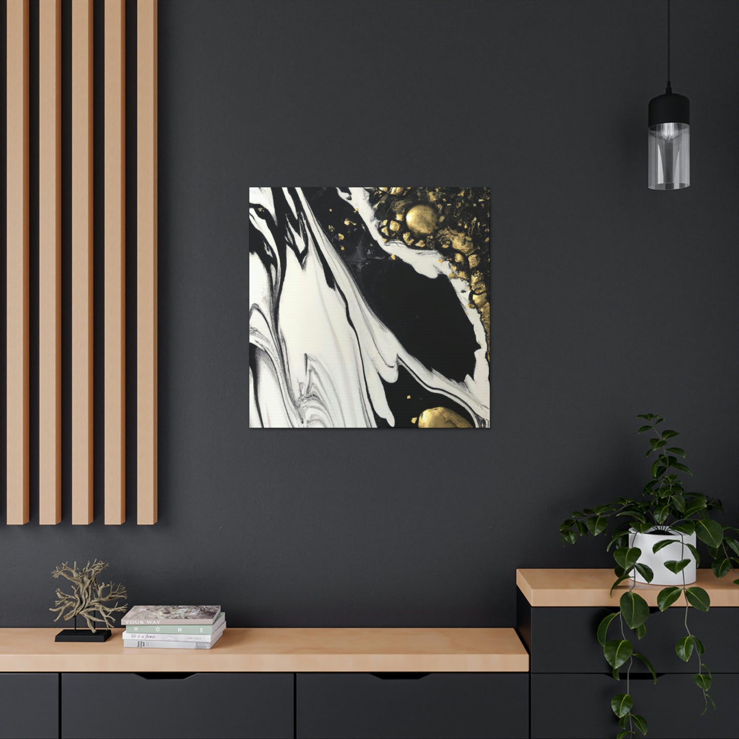 Midnight Goldluster - Canvas