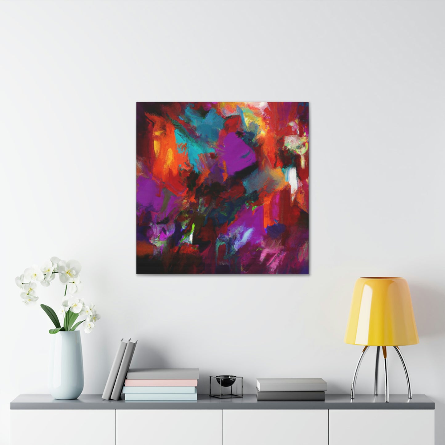 "Color Cascade" - Canvas