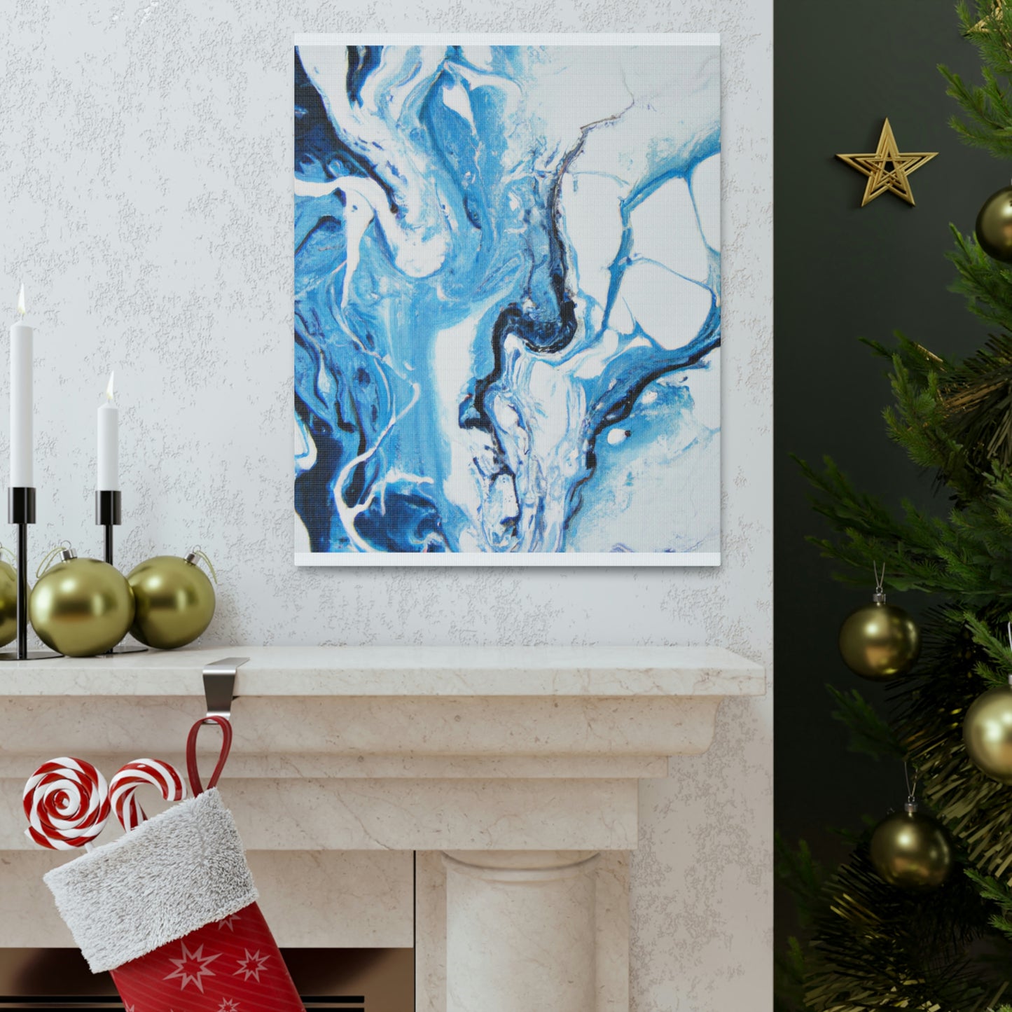 Celestial Flow - Canvas