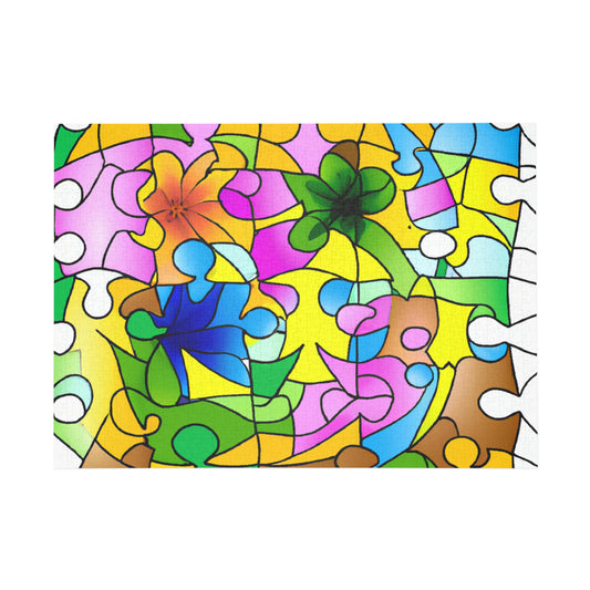 Psychedelic Petalscape.- Puzzle