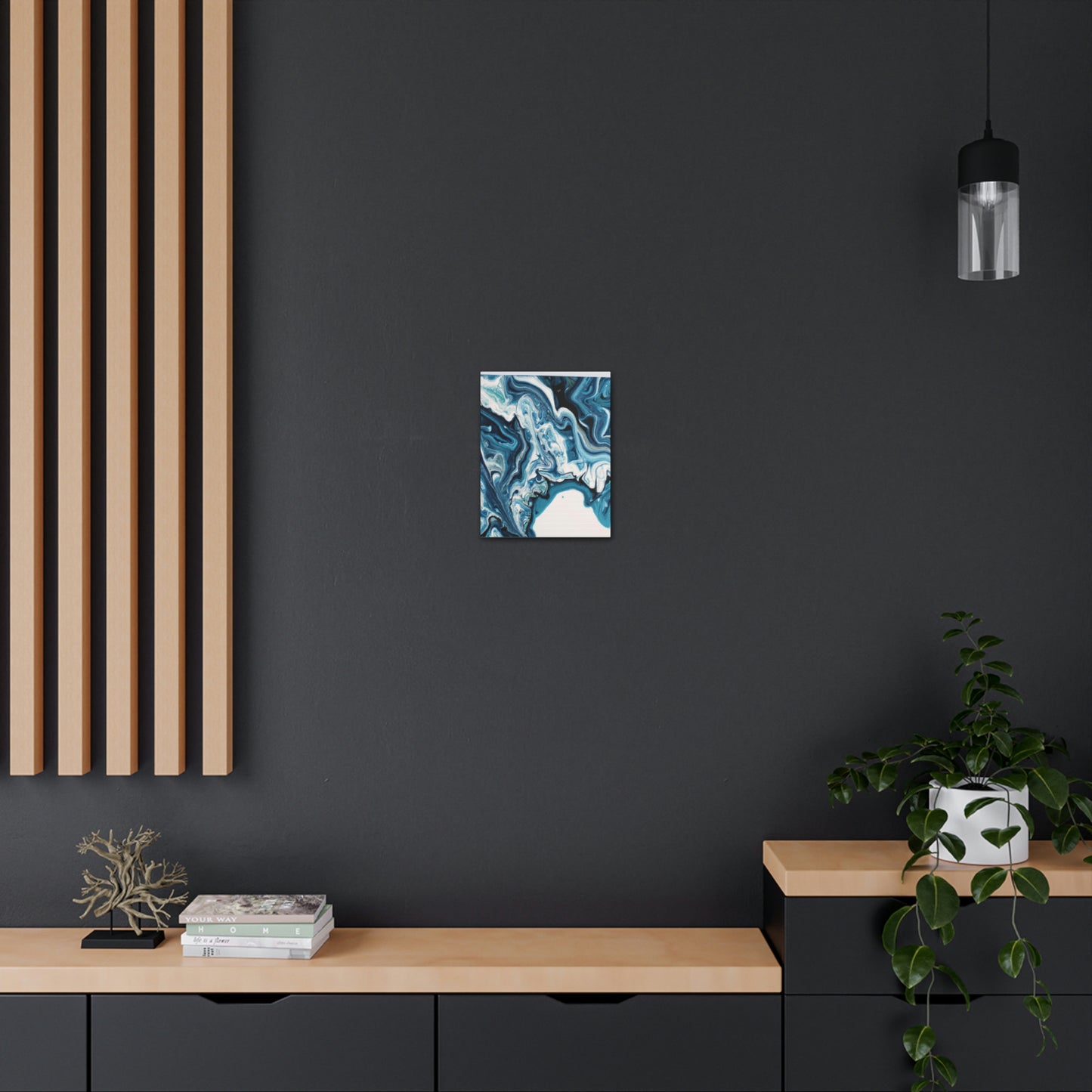 "Blue Harmony". - Canvas