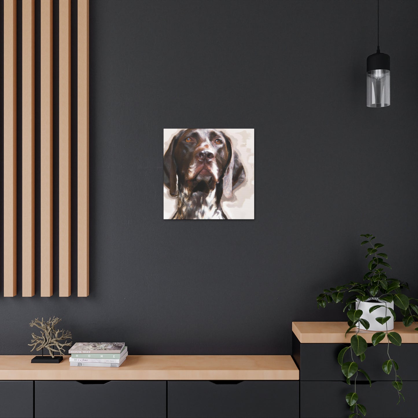 "Pointer Perfection" - Canvas