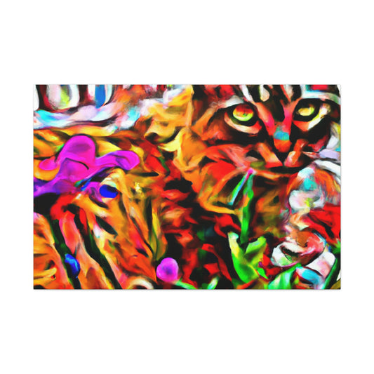 1. "Colored Flower Mix"
2. "Multi Flowered Cat"
3. "Digital Room Mix" - Canvas