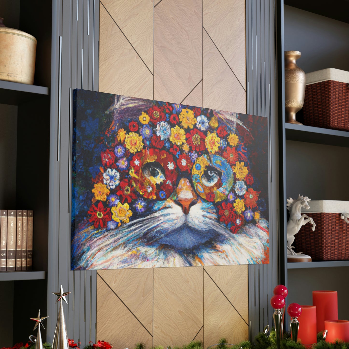 "Feline Vibrance" - Canvas